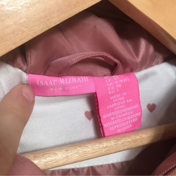 3T Girls Light Pink Button-Up Jacket - Picture 5 of 5